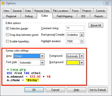 menus - West Wind Technologies Support