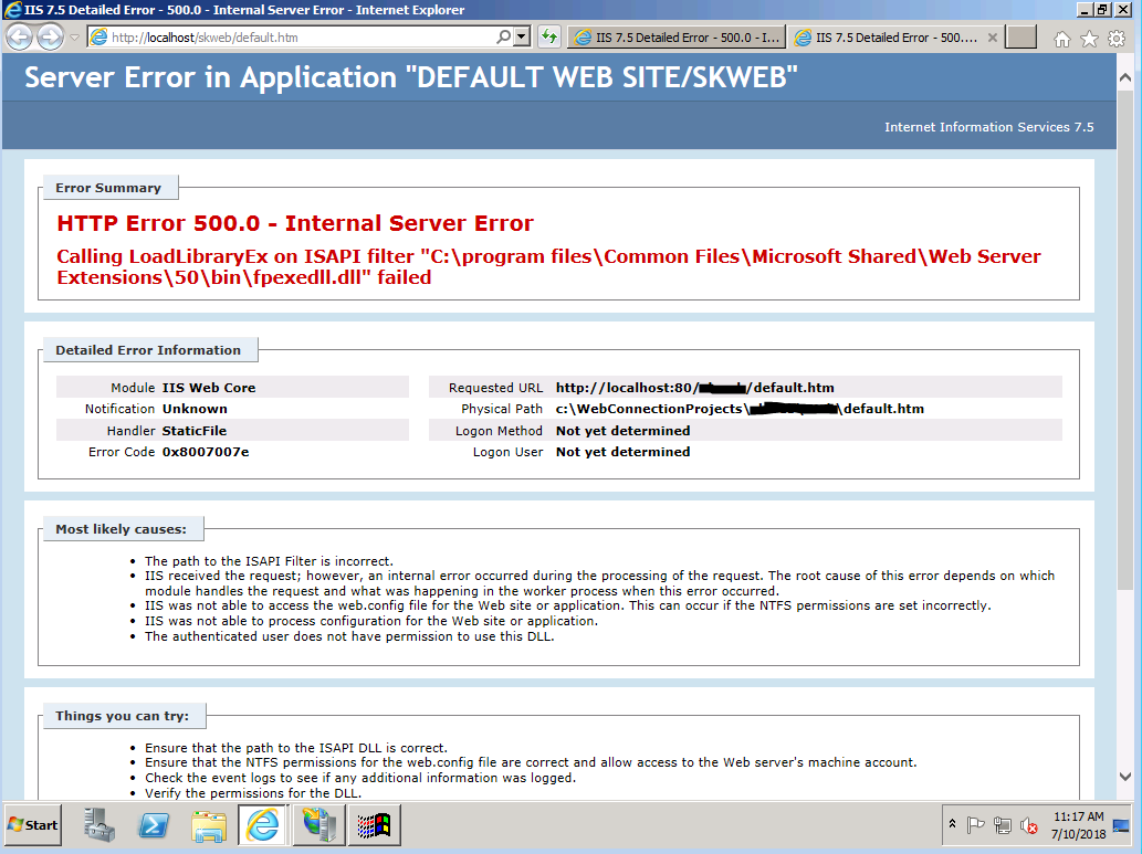 web connection 6.21 server + project config - West Wind Technologies ...