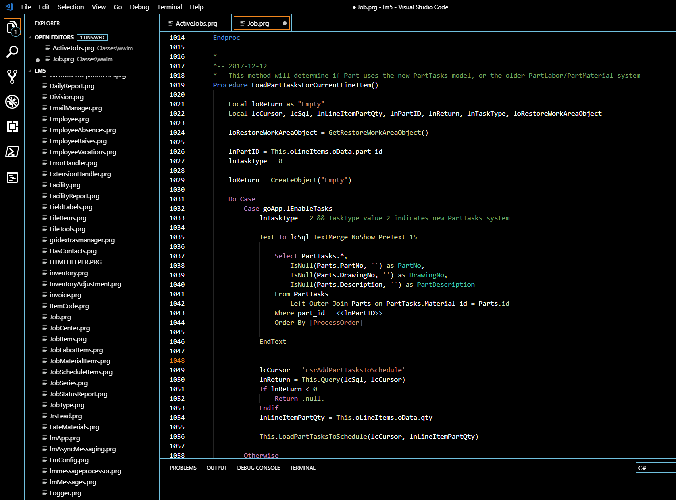 visual studio code editor syntax highlighting edi