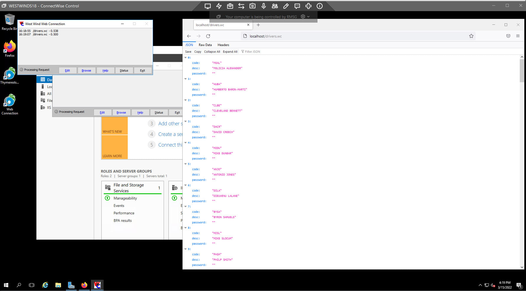 How to turn off console display on com mode - West Wind Technologies ...